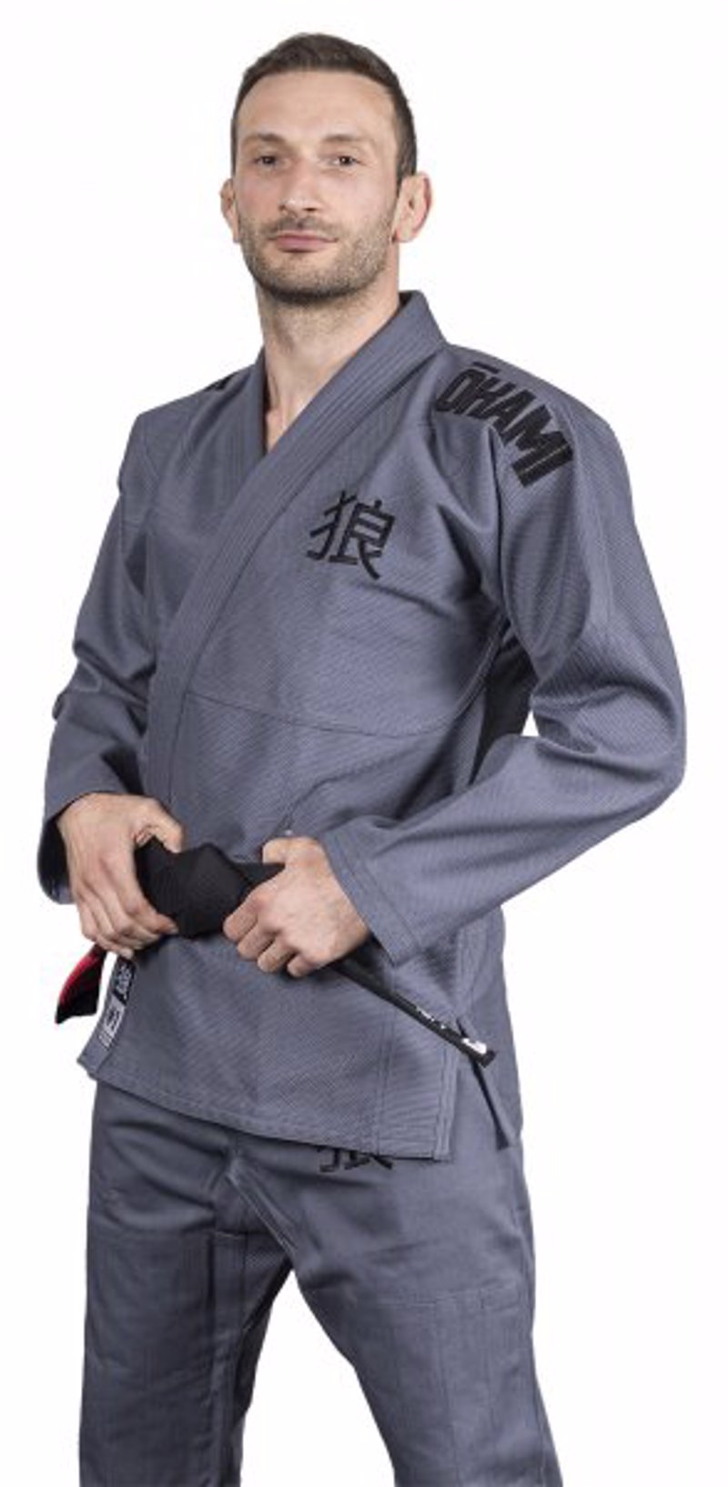 OKAMI BJJ Gi kanji NextGen -GREY